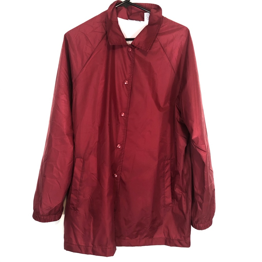 Blair Vintage Mens L Windbreaker Red